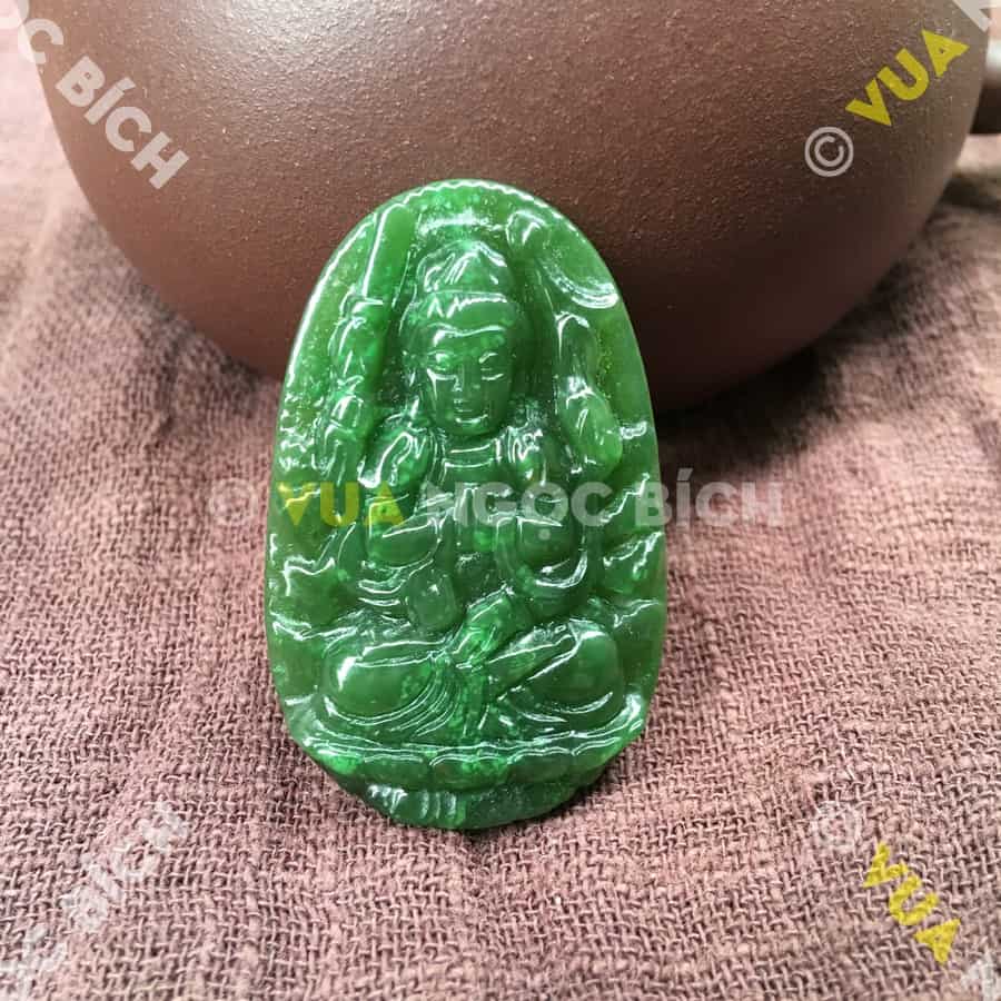 Phật Bản Mệnh Quán Âm Thiên Thủ Ngọc Bích Nephrite Jade (MD091) 3 Phật Bản Mệnh Quán Âm Thiên Thủ Ngọc Bích Nephrite Jade (MD091)