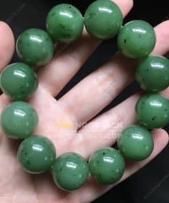 Vòng Tay Ngọc Bích Nephrite Jade 16mm (VT056-1) 5