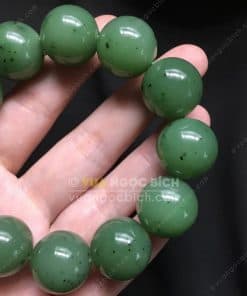 Vòng Tay Ngọc Bích Nephrite Jade 16mm (VT056-1) 4