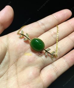 Lắc Tay Ngọc Bích Nephrite Jade (VNB-VT072) 8
