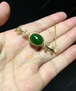 Lắc Tay Ngọc Bích Nephrite Jade (VNB-VT072) 7