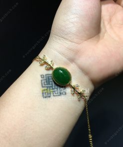 Lắc Tay Ngọc Bích Nephrite Jade (VNB-VT072) 5