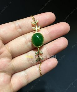 Lắc Tay Ngọc Bích Nephrite Jade (VNB-VT072) 4