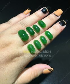 Mặt đá trang sức Ngọc Bích Nephrite Jade (VNB-MDTS001) 4