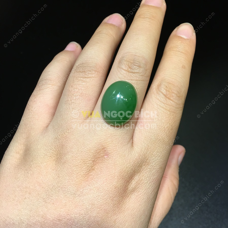 Mặt đá trang sức Ngọc Bích Nephrite Jade (VNB-MDTS005) 3 Mặt đá trang sức Ngọc Bích Nephrite Jade (VNB-MDTS005)