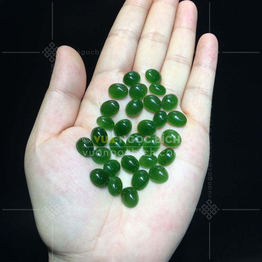 Mặt đá trang sức Ngọc Bích Nephrite Jade (VNB-MDTS010) 4 Mặt đá trang sức Ngọc Bích Nephrite Jade (VNB-MDTS010) - Hình ảnh 2