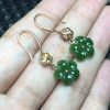 Bông Tai Ngọc Bích Nephrite Jade (VNB-BT200) 1 Bông Tai Ngọc Bích Nephrite Jade (VNB-BT200) 1