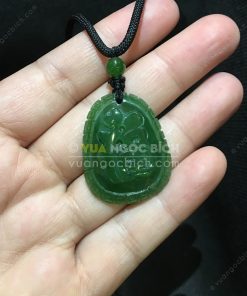 Mặt Dây Chữ Phúc Ngọc Bích Nephrite Jade (VNB-MD226) 5