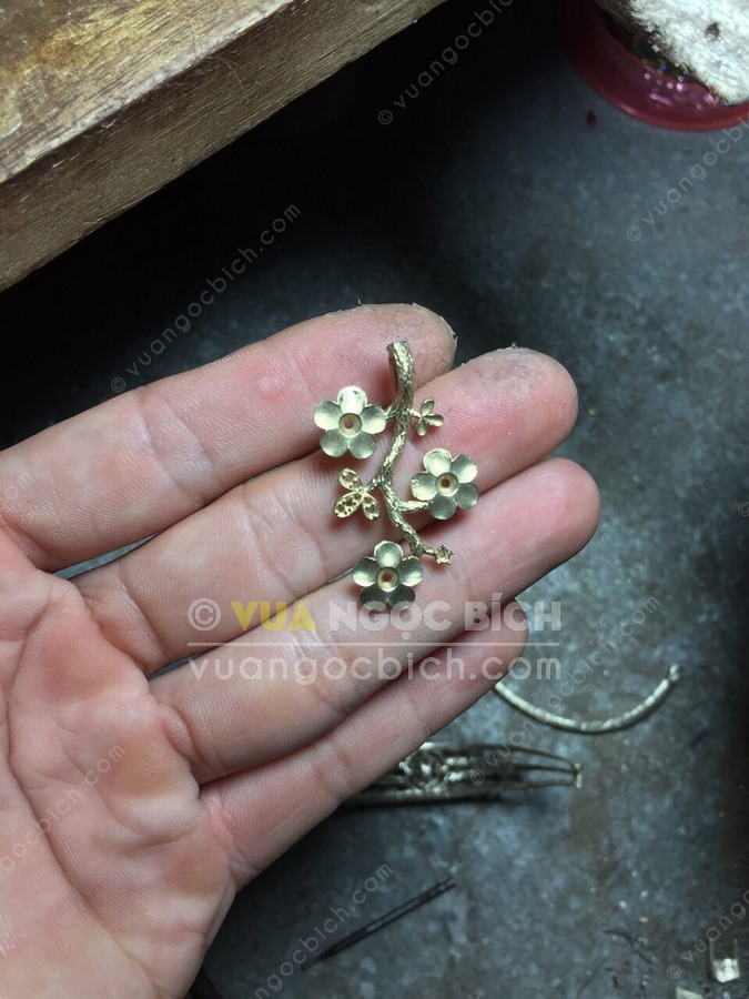 Mặt Dây Hoa 5 Cánh Ngọc Bích Nephrite Jade VIP (VNB-MD326) 8 Mặt Dây Hoa 5 Cánh Ngọc Bích Nephrite Jade VIP (VNB-MD326) - Hình ảnh 6