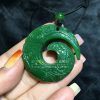 Mặt Ngọc Bích Nephrite Jade (VNB-MD244) 2 Mặt Ngọc Bích Nephrite Jade (VNB-MD244) 2