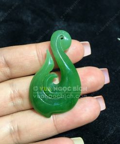 Mặt Dây Ngọc Bích Nephrite Jade (VNB-MD243) 4