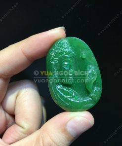 Mặt Dây Phật Bà Quan Âm Ngọc Bích Nephrite Jade VNB-MD213) 11 Mặt Dây Phật Bà Quan Âm Ngọc Bích Nephrite Jade VNB-MD213) 6