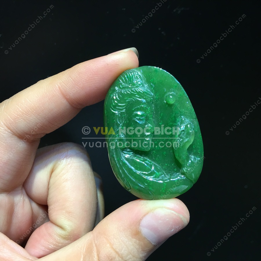 Mặt Dây Phật Bà Quan Âm Ngọc Bích Nephrite Jade VNB-MD213) 7 Mặt Dây Phật Bà Quan Âm Ngọc Bích Nephrite Jade VNB-MD213) - Hình ảnh 5