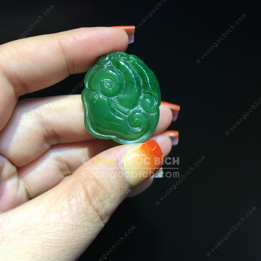 Mặt Như Ý Ngọc Bích Nephrite Jade (VNB-MD222) 5 Mặt Như Ý Ngọc Bích Nephrite Jade (VNB-MD222) - Hình ảnh 3