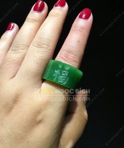 Nhẫn Càn Long Ngọc Bích Nephrite Jade VIP (VNB-NN036-1) 5