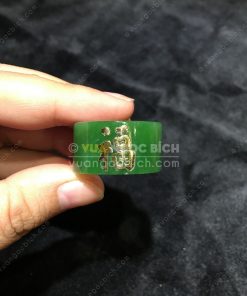 Nhẫn Càn Long Ngọc Bích Nephrite Jade VIP (VNB-NN036-1) 10