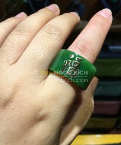 Nhẫn Càn Long Ngọc Bích Nephrite Jade VIP (VNB-NN036-1) 9