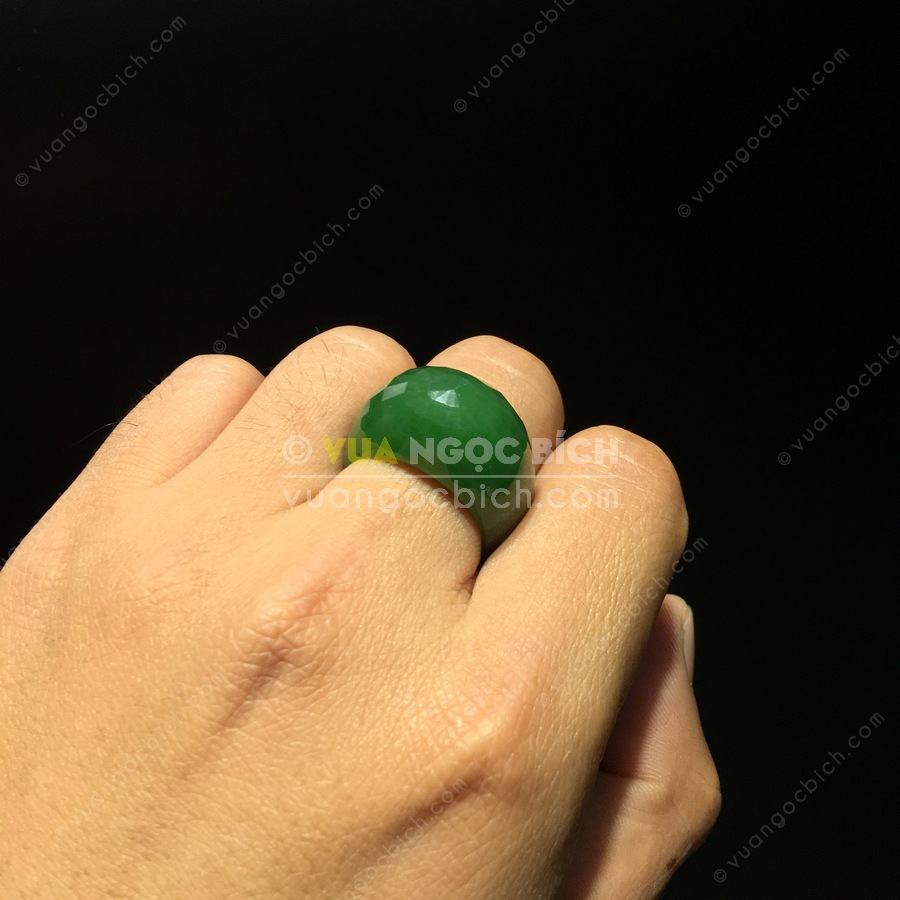 Nhẫn Yên Ngựa Ngọc Bích Nephrite Jade (VNB-NN109) 9 Nhẫn Yên Ngựa Ngọc Bích Nephrite Jade (VNB-NN109) - Hình ảnh 7