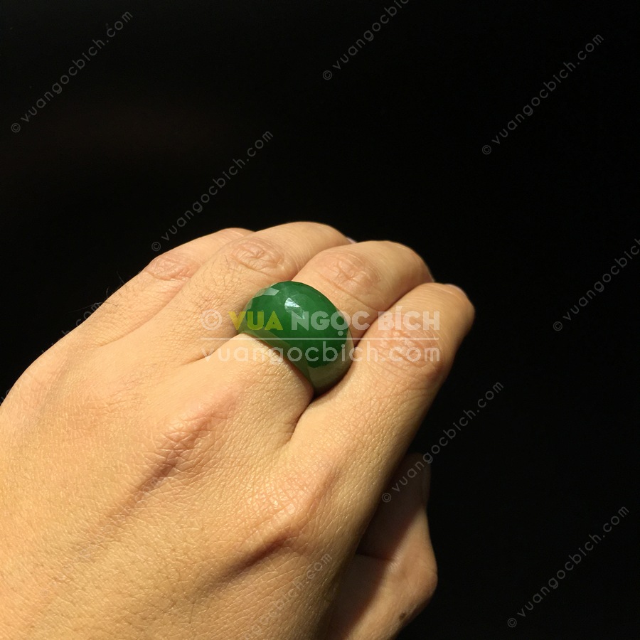 Nhẫn Yên Ngựa Ngọc Bích Nephrite Jade (VNB-NN109) 8 Nhẫn Yên Ngựa Ngọc Bích Nephrite Jade (VNB-NN109) - Hình ảnh 6
