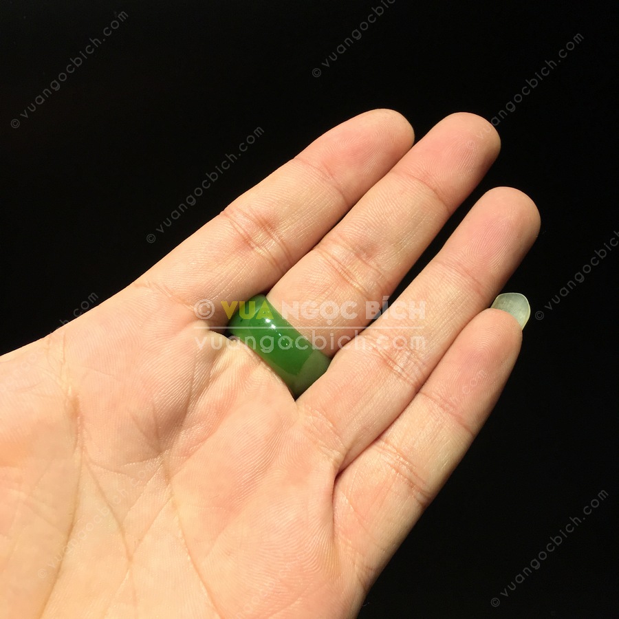 Nhẫn Yên Ngựa Ngọc Bích Nephrite Jade (VNB-NN109) 6 Nhẫn Yên Ngựa Ngọc Bích Nephrite Jade (VNB-NN109) - Hình ảnh 4