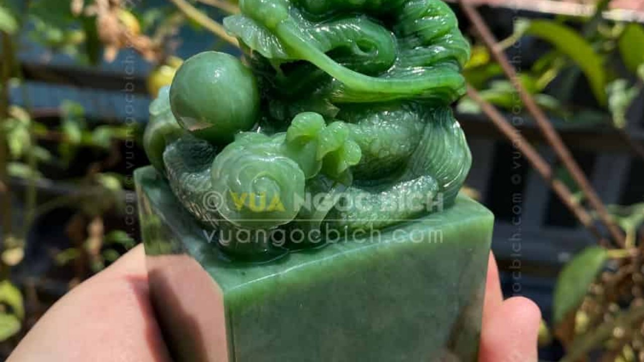 Ấn Rồng Ngọc Bích VIP 6x10cm (VNB-VPPT027) 1